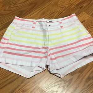 Old navy striped white shorts size 0